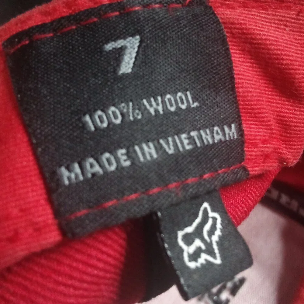 Fox x Honda Racing Fitted Hat Cap Wool